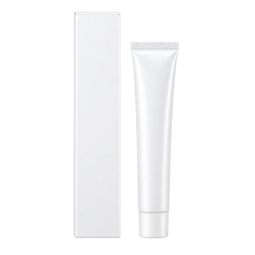 Crema neutra para masaje corporal en un envase sin marca